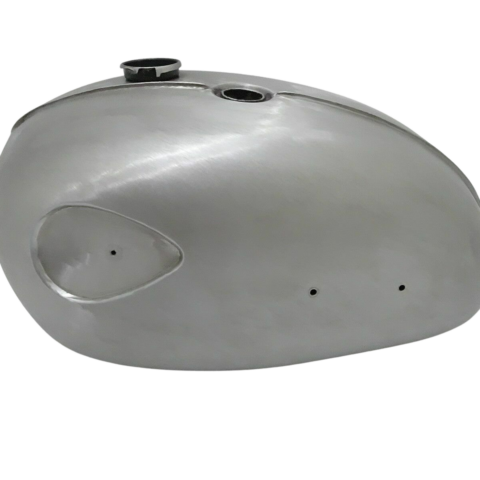 Gas Tank For Bsa A65 Thunder Bolt Lightning Dual Carb In Raw (Fuel Tank)