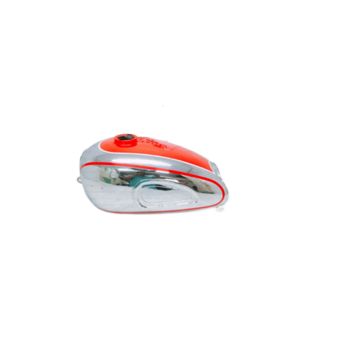 Gas Tank For Horex Regina In Red Paint Chromed With Cap