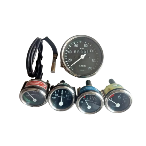 FITS Willys Jeep Complete Speedometer With Mechanical Temp Gauge