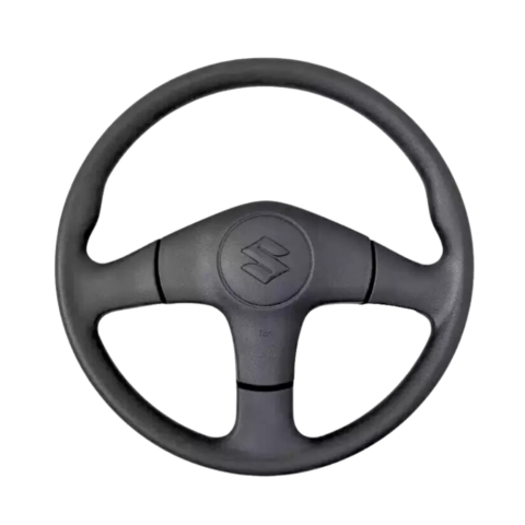 Suzuki Samurai SJ410 SJ413 Jimny Steering Wheel With Horn Button Black Color