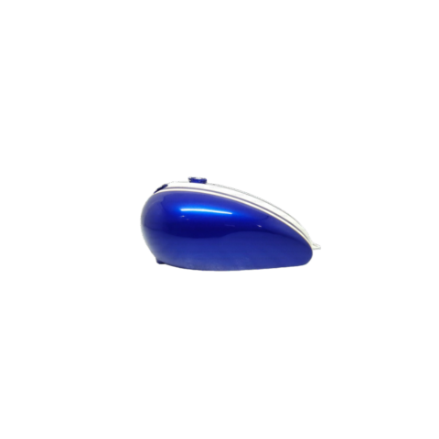 Gas Tank For Triumph T120 Oif 1966 Model Tr6Cs In Blue and White Color