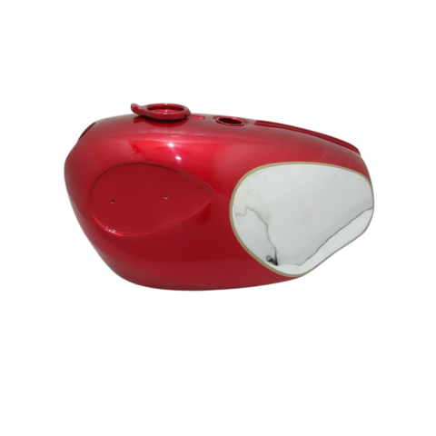 Gas Tank For Bsa A65 Spitfire Fire Bird 1960 In Cherry Paint & Chrome