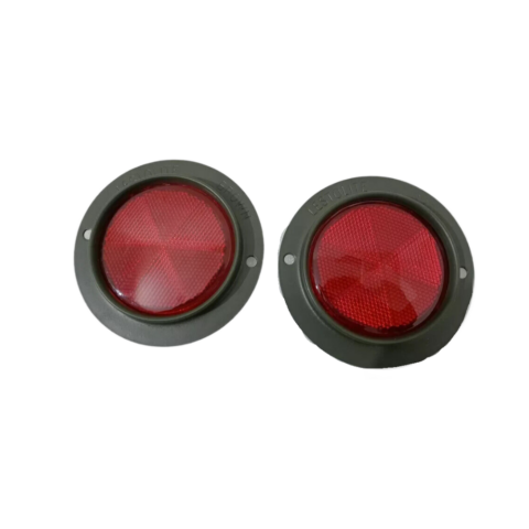 Pair Red Reflector Late M-series Fits jeeps Willys M38 M38A1 M151 M37 M715