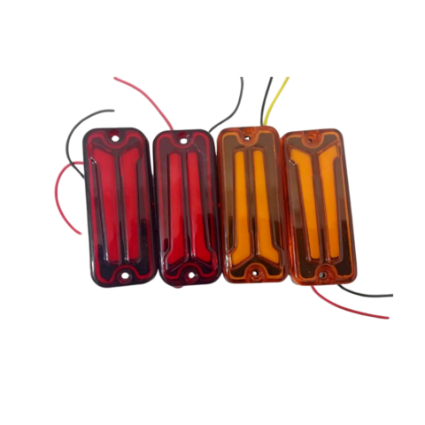 Fits Suzuki Samurai SJ410 SJ413 LED Light Front & Rear Side Indicators Set