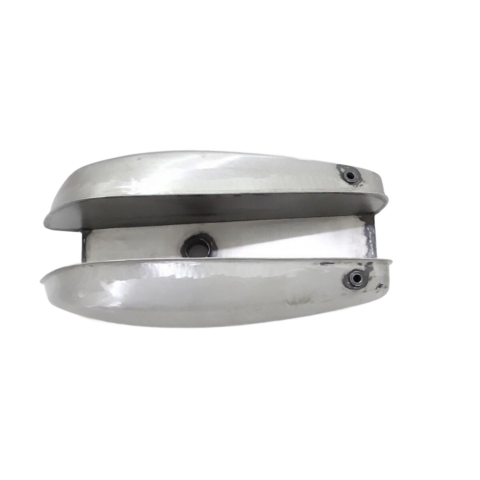 GAS Tank For Bsa B31 B33 Plunger Model In Red Paint Chrome (Fuel Tank)